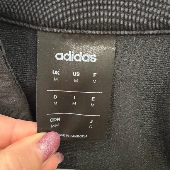 Adidas Black Track Jacket - Picture 2 of 2